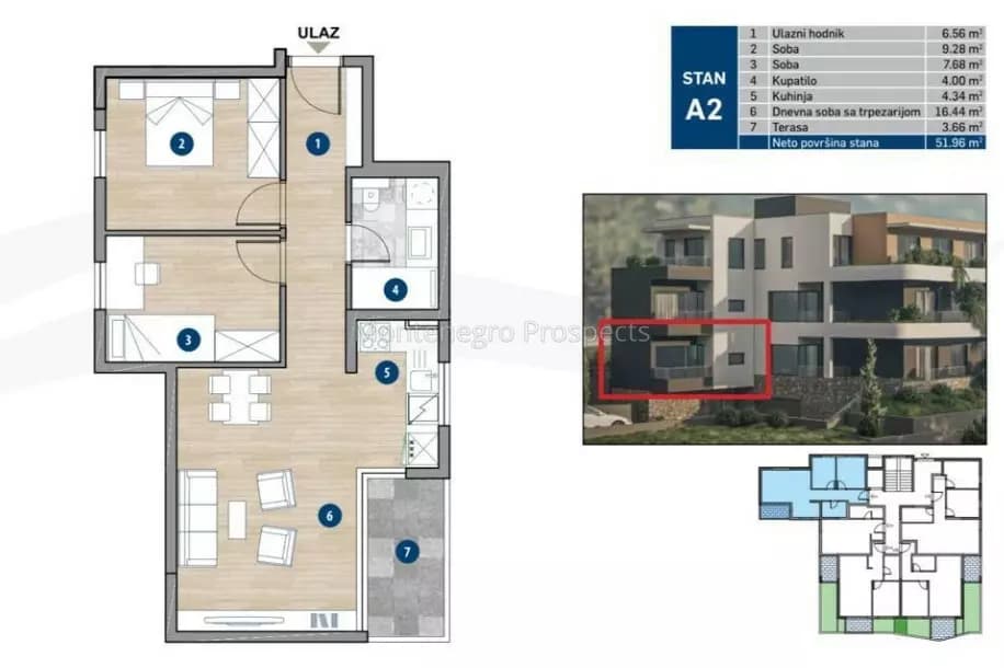 Ekskluzivan novi projekat s bazenom u najsunčanijem djelu Kotorskog zaliva, Dobrota