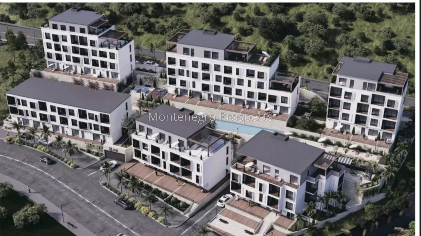 Novi luksuzni kompleks u izgradnji, Tivat